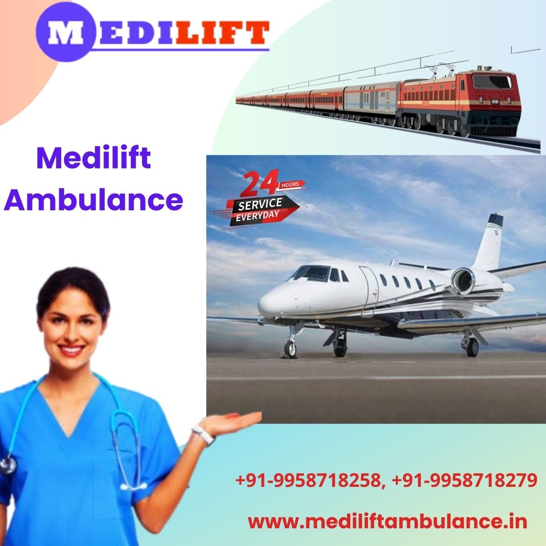 Air and Train Ambulance Services in Patna